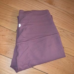 Lululemon pink/mauve align leggings